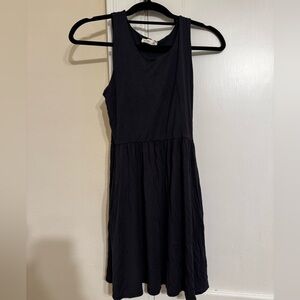 Chic Black Sleeveless Mini Dress